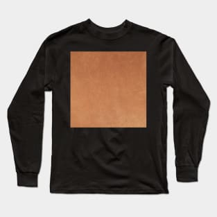 Brown leather Long Sleeve T-Shirt